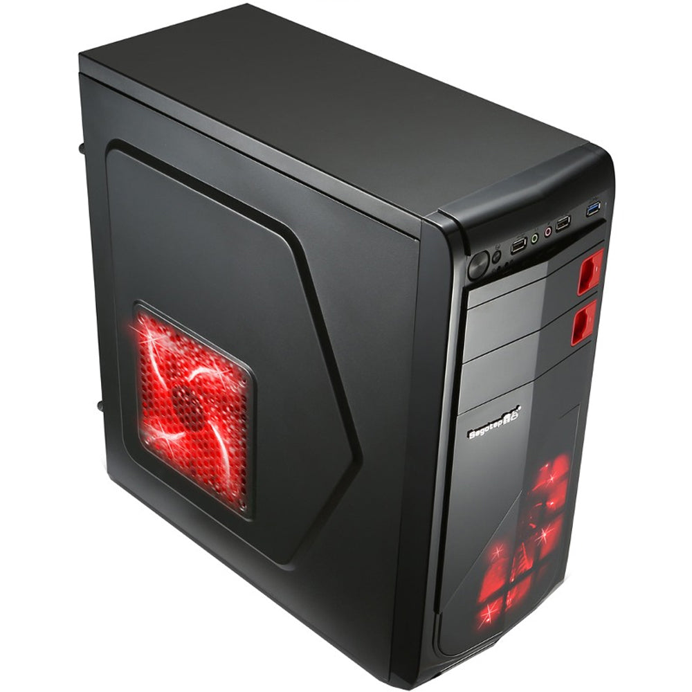 Sistem PC Zen GAMING+ – Quad-Core ® Ryzen5-1400 pana la 3.40Ghz, 8GB RAM DDR4, 1000GB HDD+SSD 120GB, AMD Radeon R7 350 2GB, DVD-RW + Cadou KIT Tastatura, Mouse si Camera Web