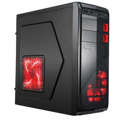 Sistem PC Zen GAMING+ – Quad-Core ® Ryzen5-1400 pana la 3.40Ghz, 8GB RAM DDR4, 1000GB HDD+SSD 120GB, AMD Radeon R7 350 2GB, DVD-RW + Cadou KIT Tastatura, Mouse si Camera Web